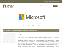 Tablet Screenshot of omegaeximltd.com